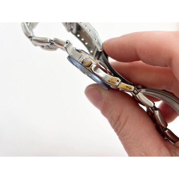 Relic Silver Tl Men's 165 Water Resistant Vintage Wristwatch - 19mm - WORKS! - Picture 9 of 10